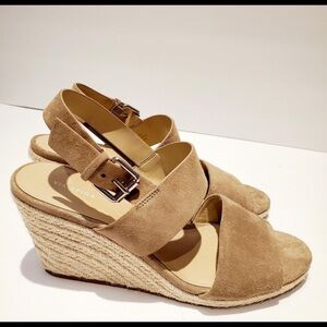 Via Spiga Suede Wedge